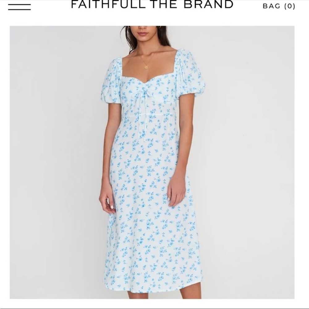 Faithful the Brand Juniper Rocha Floral Dress 8 New